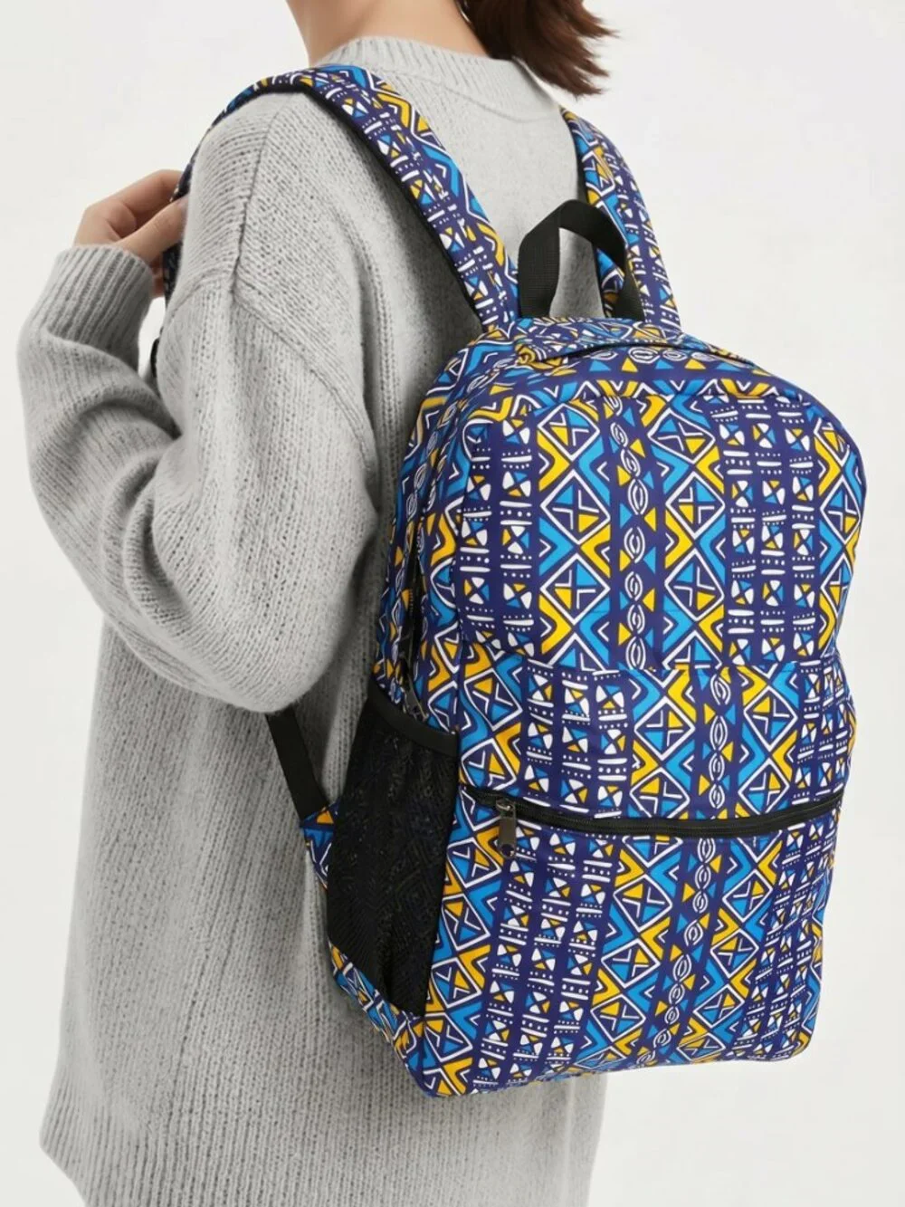 African Ankara Style Backpacks